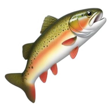 Trout sticker