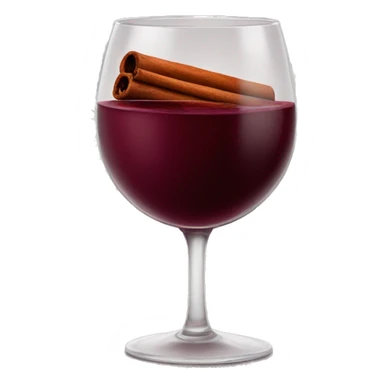 hot red wine with cinnamon sticker