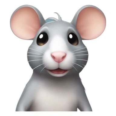 haloween rat sticker