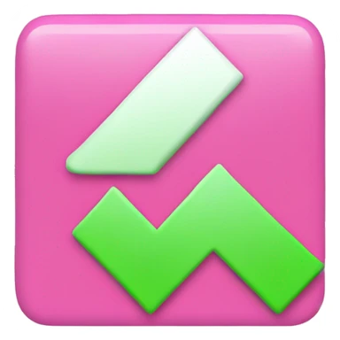 Pink Checkmark sticker