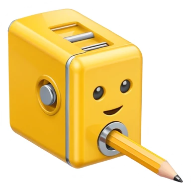  yellow sharpner new sticker