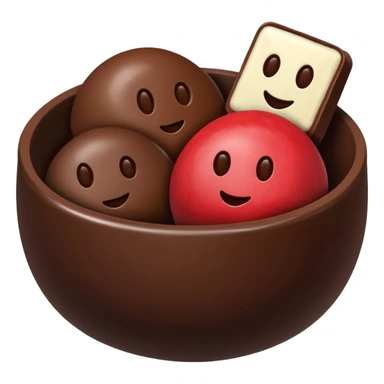 chocolate bowls sticker