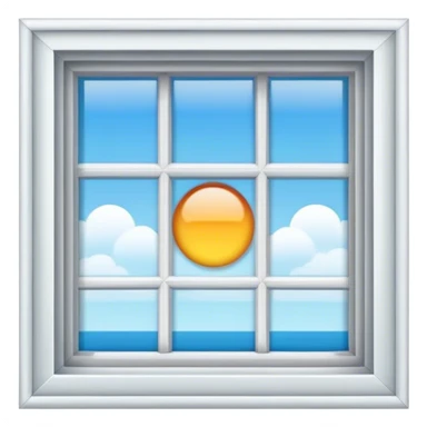 The sun is shining outside the window sticker