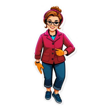 Barb sticker