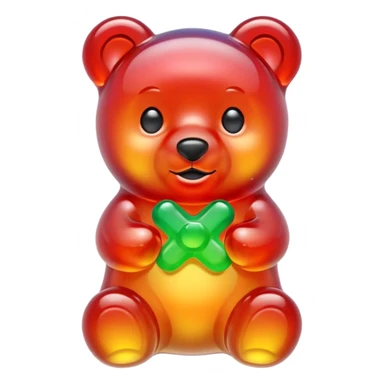 Gummy bear sticker