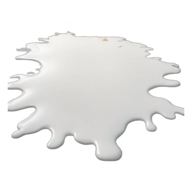 white paint splashed on the floor sticker