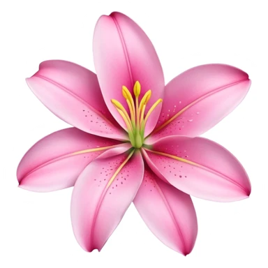 lilly flower pink sticker