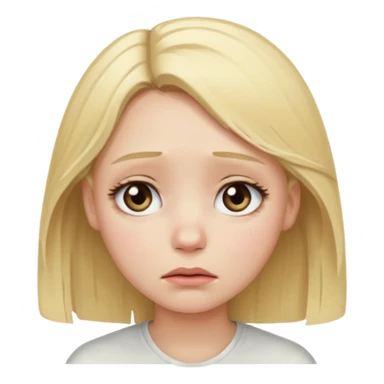 Sad girl sticker
