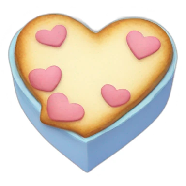 Pastel de corazón humano sticker