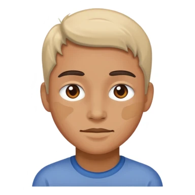 Paint style face sticker