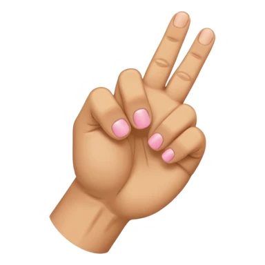 Closed fist with pinky finger sticking up sticker