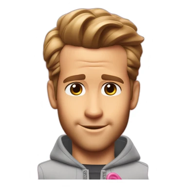 ryan reynolds in barbie movie sticker