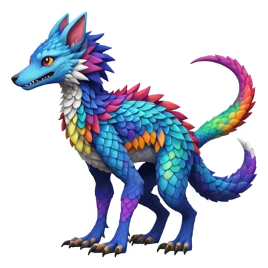 Trico-Sergal-Fakémon-creature-fusion (full body) sticker