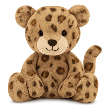 cute baby jaguar jellycat plushie sticker