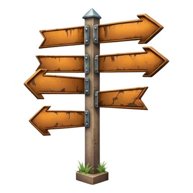 god's signpost sticker