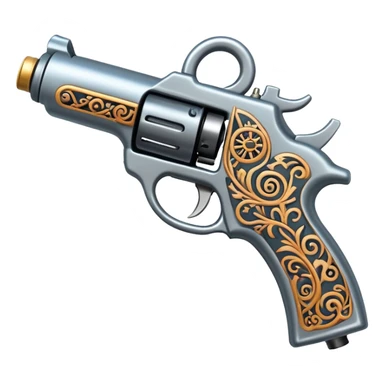 Tattoo gun with I’ll  sticker