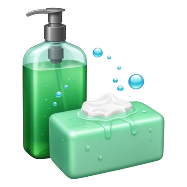 Soap and shampoo sticker