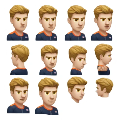 Max verstappen qui nage sticker
