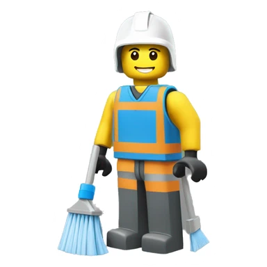 legoman cleaner sticker