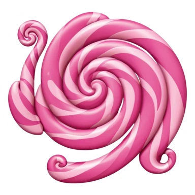 candy plimbob in pink and brown colors sticker