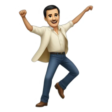 Pedro sanchez dancing macarena sticker