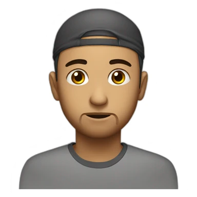 Muslim guy sad face sticker