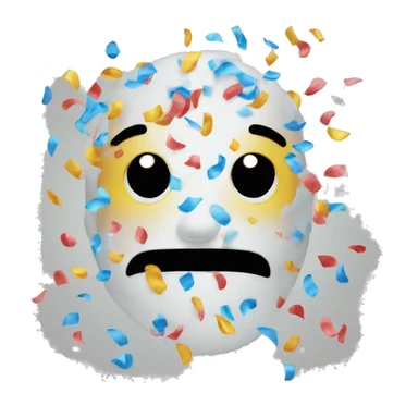 confetti emoji sticker