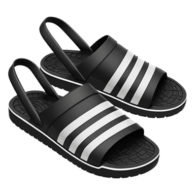 Ojotas adidas sticker