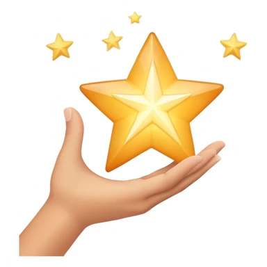 grabbing a dream star with your hand  sticker