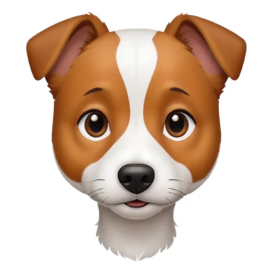 Cute jack Russel terrier sticker