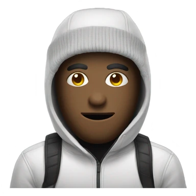 person in a ski mask  sticker