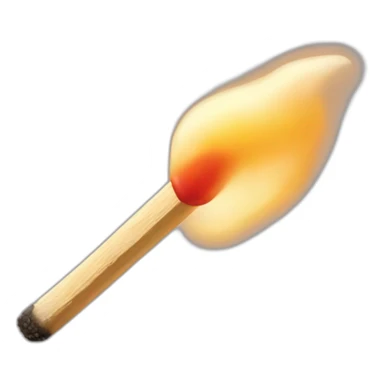 Matchstick sticker