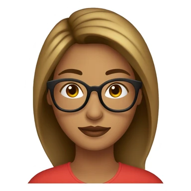 mujer de lentes cuadrados color negros, cachetona, pelo color pelirrojo. abrazando a mujer (hermana) que usa lentes redondos negros, es cachetona sticker