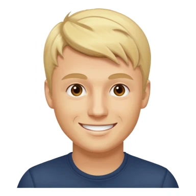 Nick Carter with blonde hair sticker