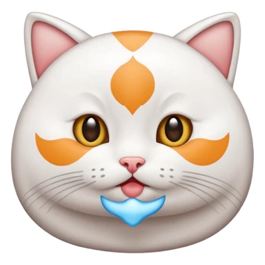 신사콧수염을 단 치즈고양이가 게임기를 들고있다 sticker