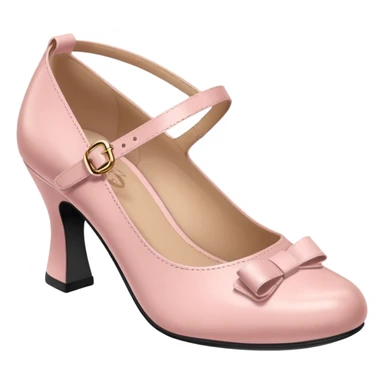 Soft pink Mary Jane shoes sticker