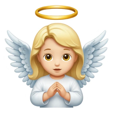 Angel baby sticker