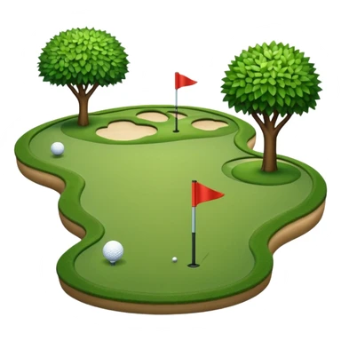 golf course sticker