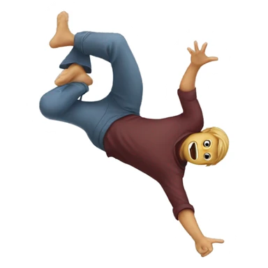 Man doing a flip  sticker