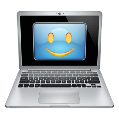 laptop working sticker