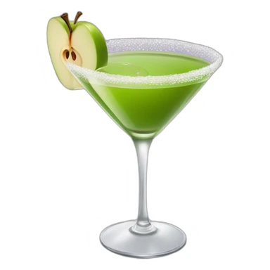 The best apple Martini cocktail  sticker