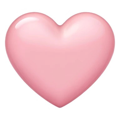 a soft pink heart sticker