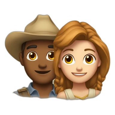Aventuras de Tadeo Jones & Sara Lavroft sticker