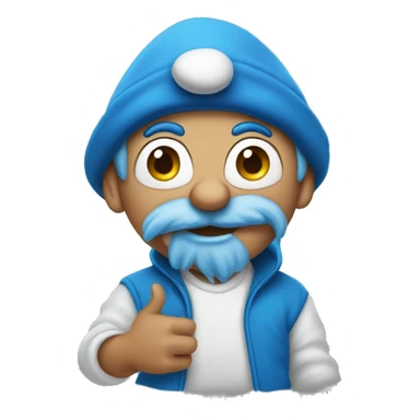 smurf emoji sticker