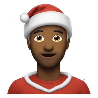 Christmas night sticker