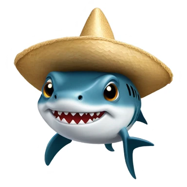 Tiburón con sombrero de copa  sticker