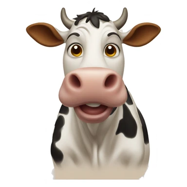 cow and the nonsense talk sticker