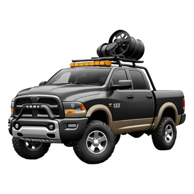 Dodge Ram Ourdoorsman Black sticker