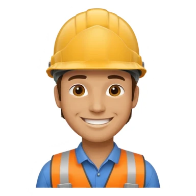 man wearing safety helmets sticker
