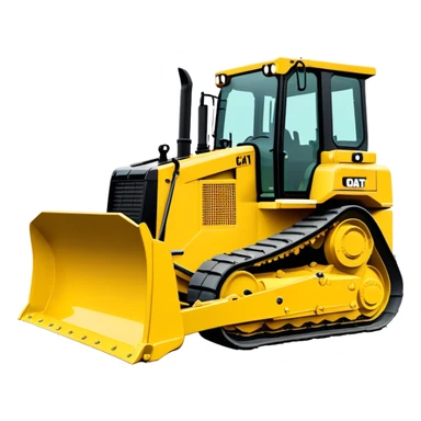 Bulldozer - CAT D6T (Model Year: 2021) (Iconic colour: Yellow) sticker